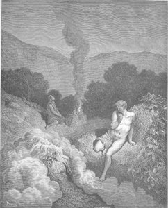 Cain and Abel Offer Their Sacrifices by Gustave Dore